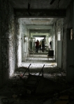 chernobyl 69 pripyat ghosttown hospital hallway tourists.jpg